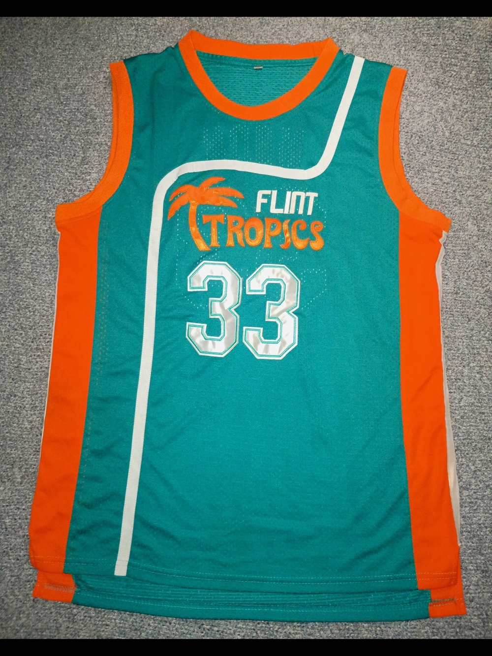 Flint Tropics #33 Jackie Moon NBA Basketball Jersey